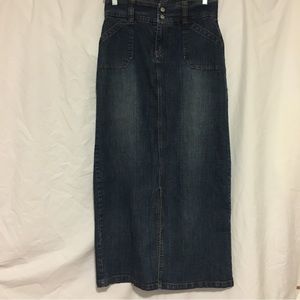 Action Garment Jean skirt sz M